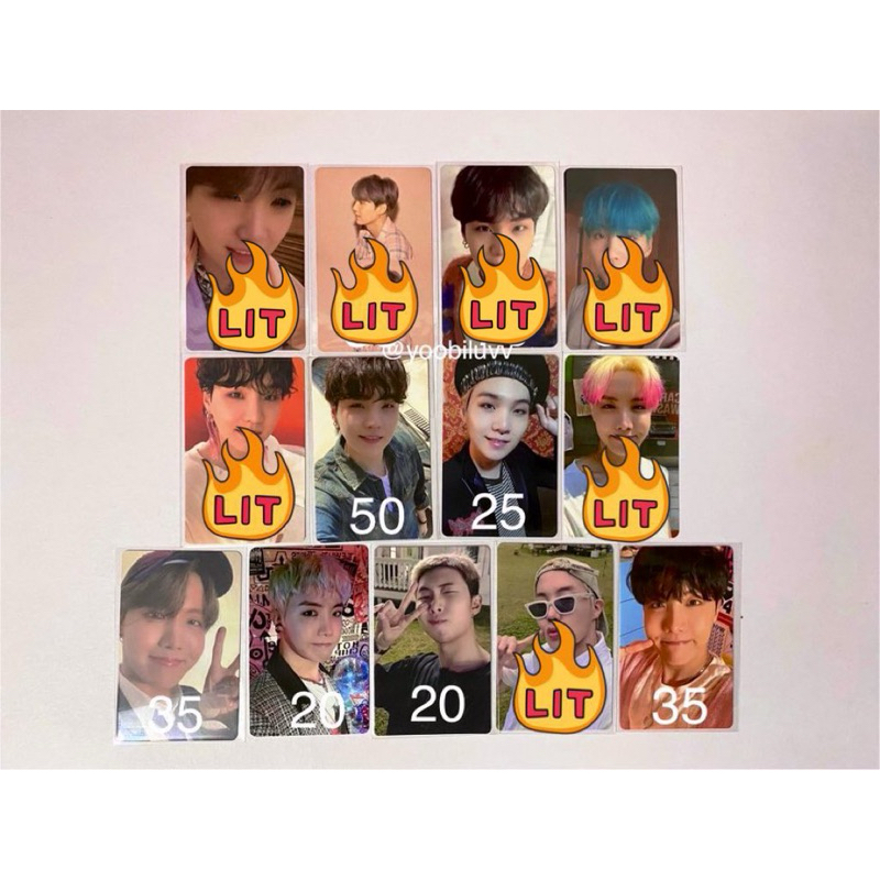 Photocard BTS Official | PC suga Yoongi J-hope Namjoon BTS BE Persona LY : Her Butter
