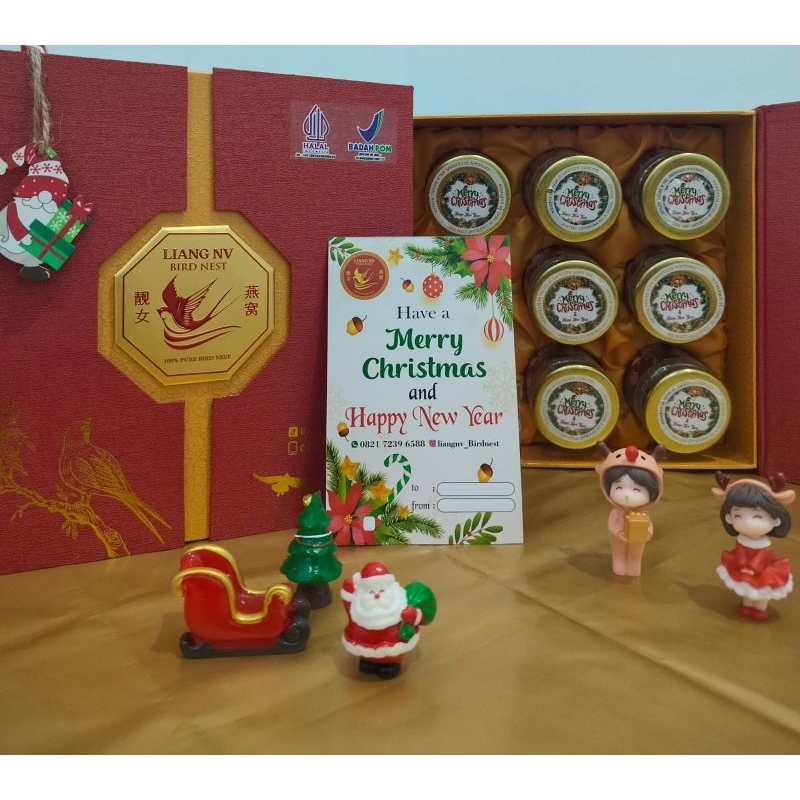 

Hampers Natal Premium / MINUMAN SARANG BURUNG WALET ASLI HAMPERS PREMIUM GIFT ISI 9BOTOL @100ML