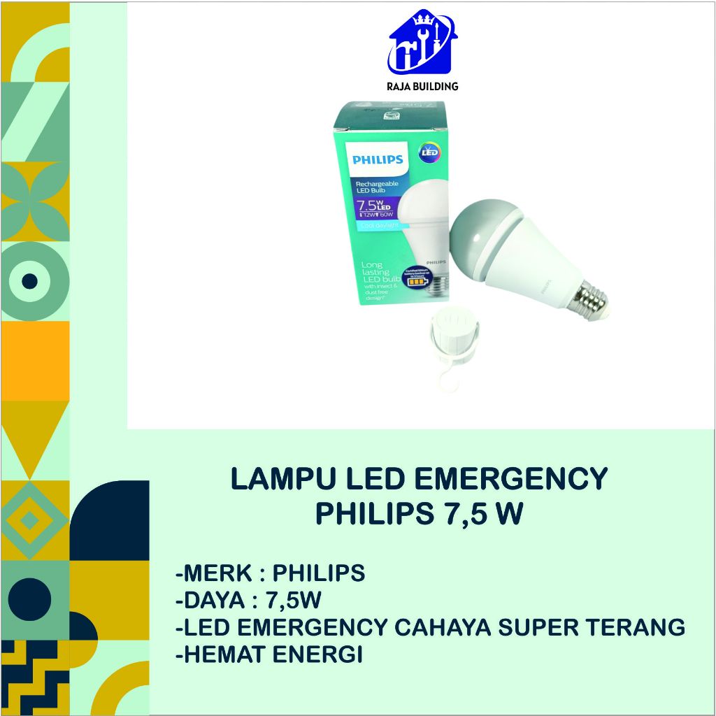 Lampu Emergency Philips RadiantLine Bohlam LED/LED Emergency /Lampu Darurat Philips