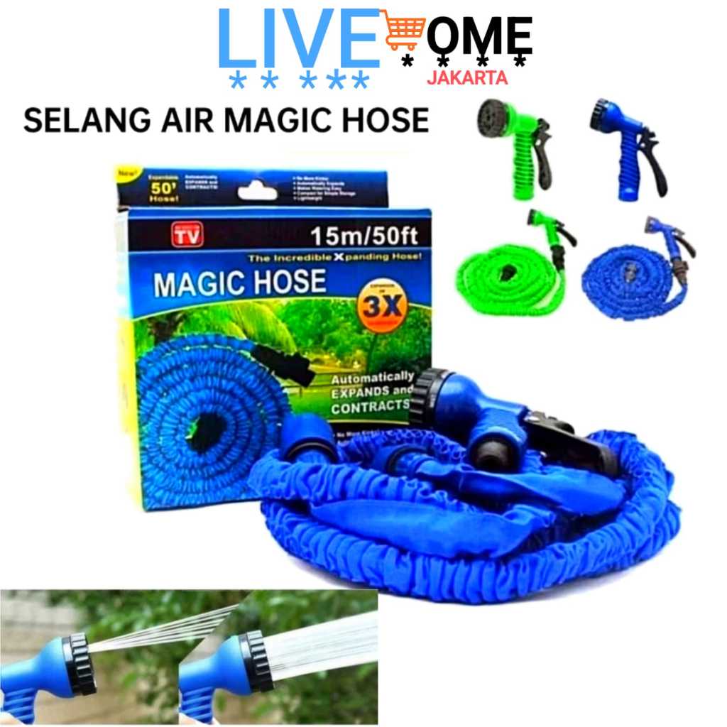 MAGIC HOSE  SEMPROTAN SELANG  SEMPROT SELANG AIR ELASTIS TANAMAN  MOBIL