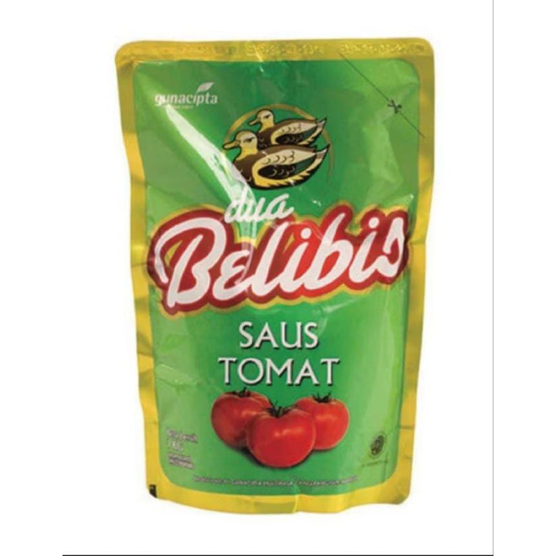 

DUA BELIBIS SAUS TOMAT KEMASAN REFFIL UKURAN 1 KG