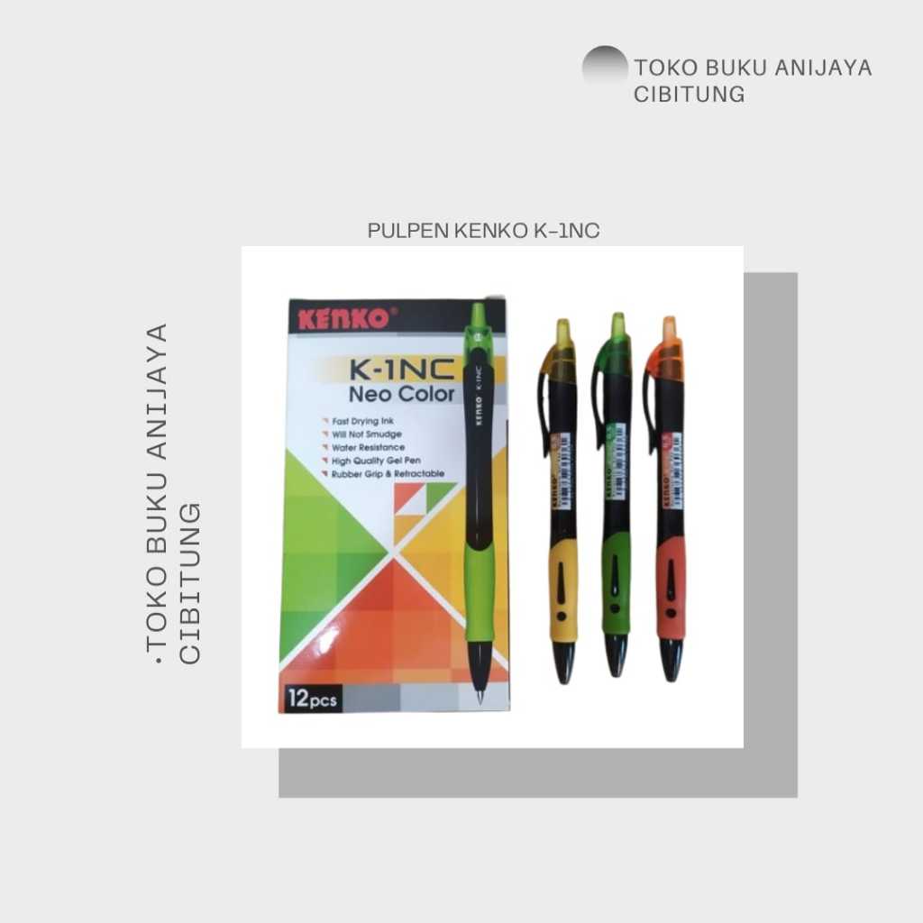 

PEN/PENA TULIS NEO COLOR K-1NC 1PACK ISI 12PCS