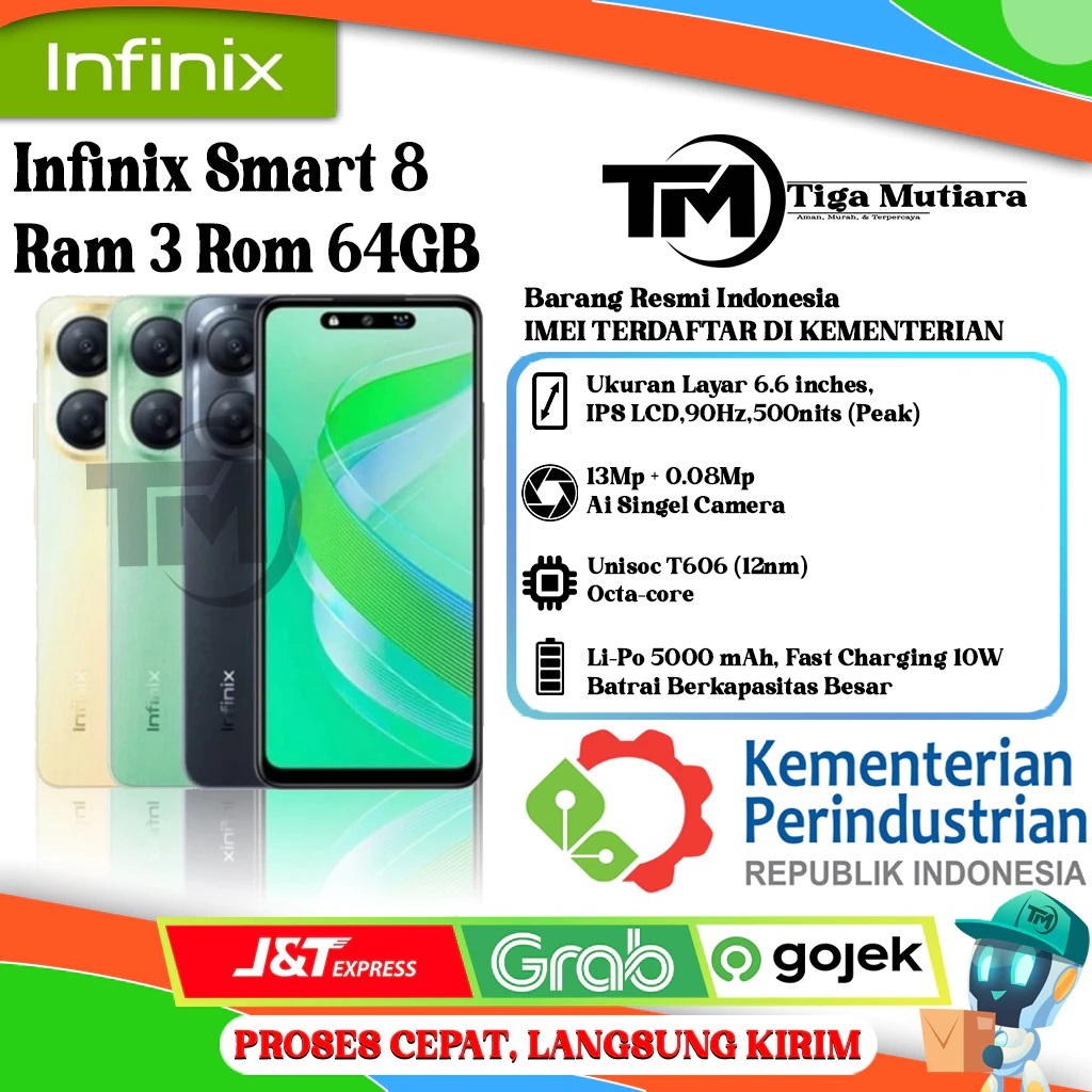 Infinix Smart 8 Ram 3/64GB | Ram 4/64GB | Ram 4/128GB