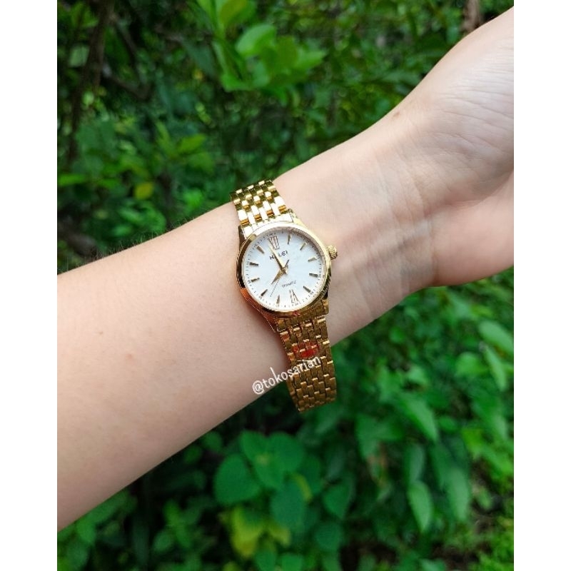 Jam Tangan Halei 558L Original Bergaransi Jam Tangan Rantai Analog Wanita