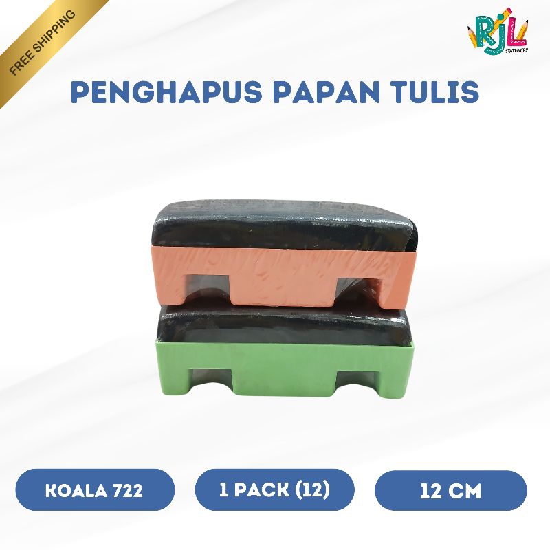 

Koala 722 Penghapus Papan Tulis | 1 Pcs | Ukuran 12cm