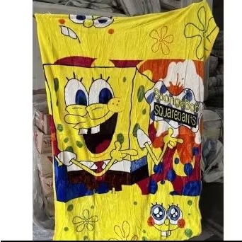 [ Termurah ]  Selimut Karakter Import Spongebob