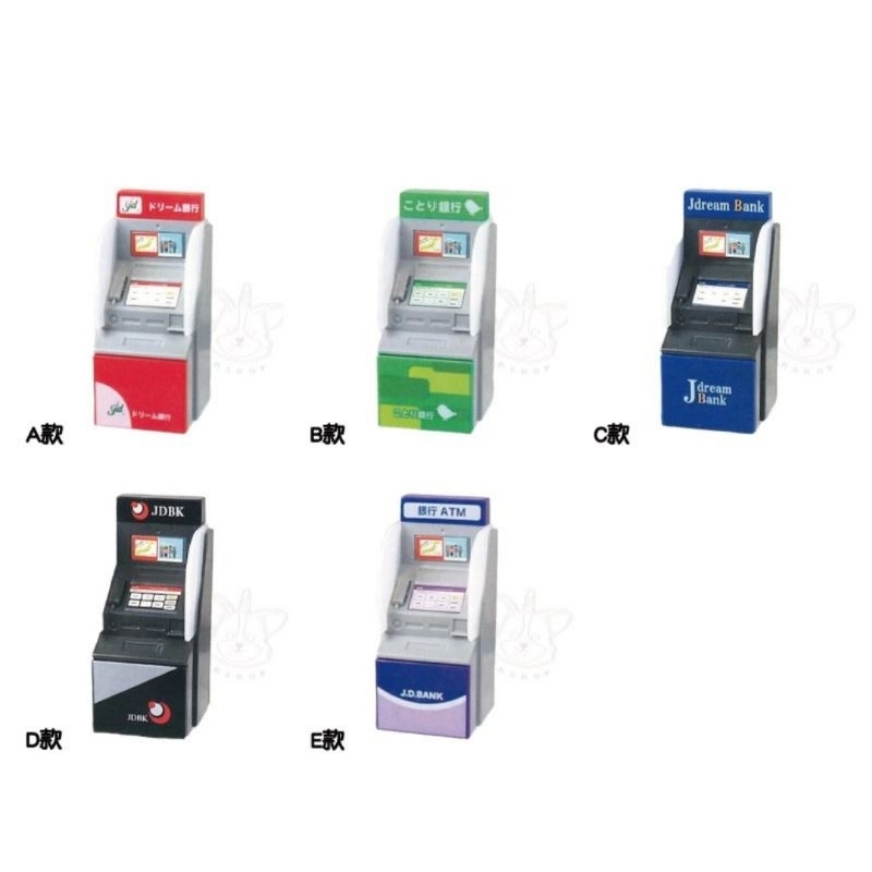 Gashapon Miniatur Telpon dan ATM