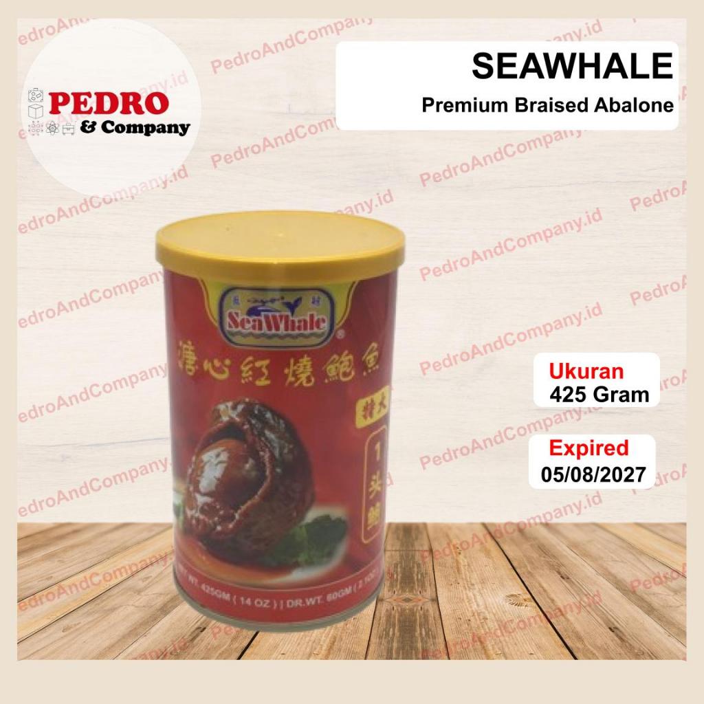 

SeaWhale PREMIUM Braised Abalone 425 gram (1 pc besar) abalon kaleng halal