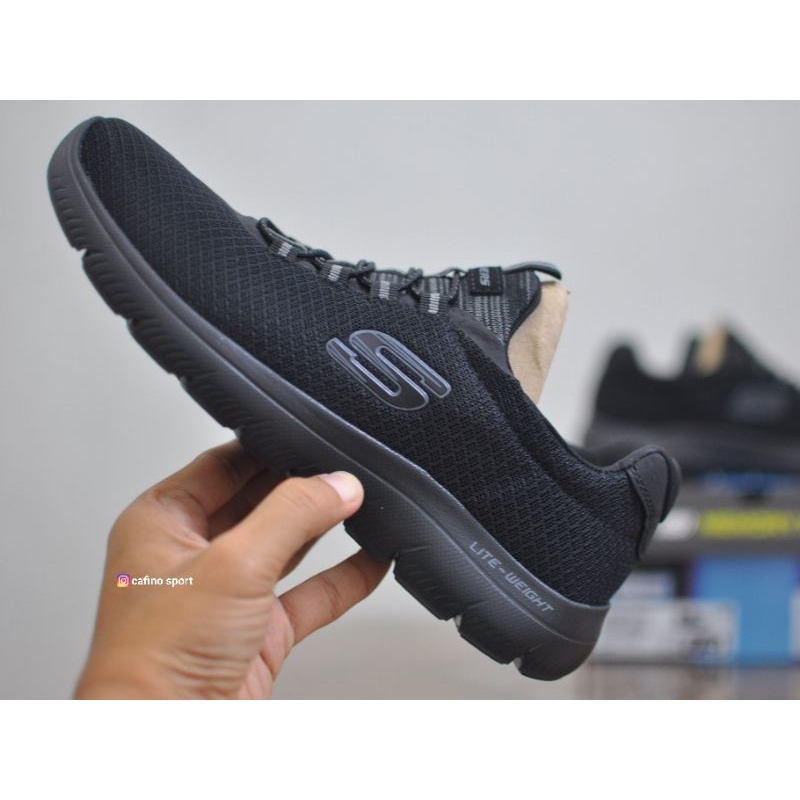 Sepatu Summits Full black Special Original