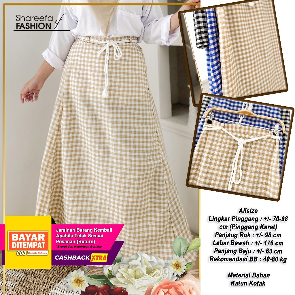 Ace Skirt - Rok Skirt | Skirt Wanita | Rok Panjang Wanita | Rok Panjang Wanita Kekinian