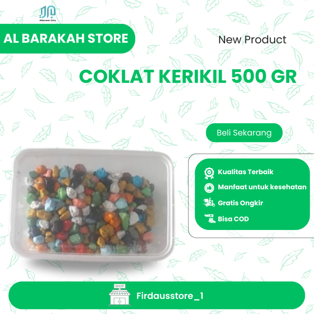 

Cokelat Kerikil Coklat Baru Coklatnya Warna Warni Coklat Batu Turkey Original 500 Gr