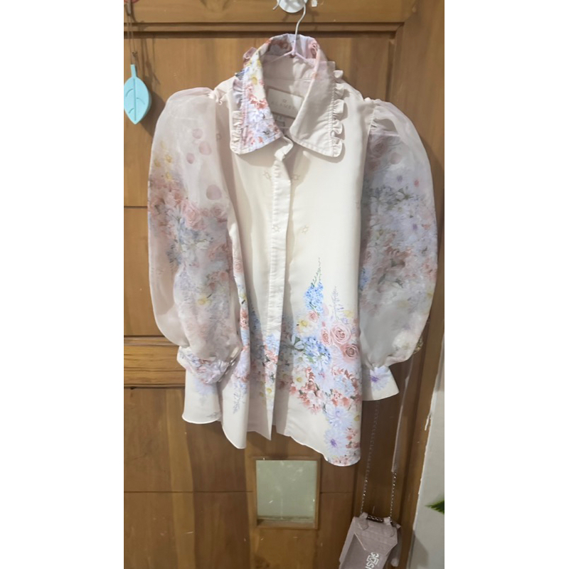 wearing klamby verdant blouse