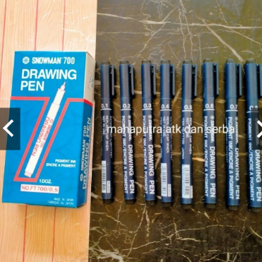 

Pulpen Drawing Pen 0.1 0.2 0.3 0.4 0.5 0.6 0.7 0.8 Snowman Drawing Pen snowman Murah drawing pen FT-700