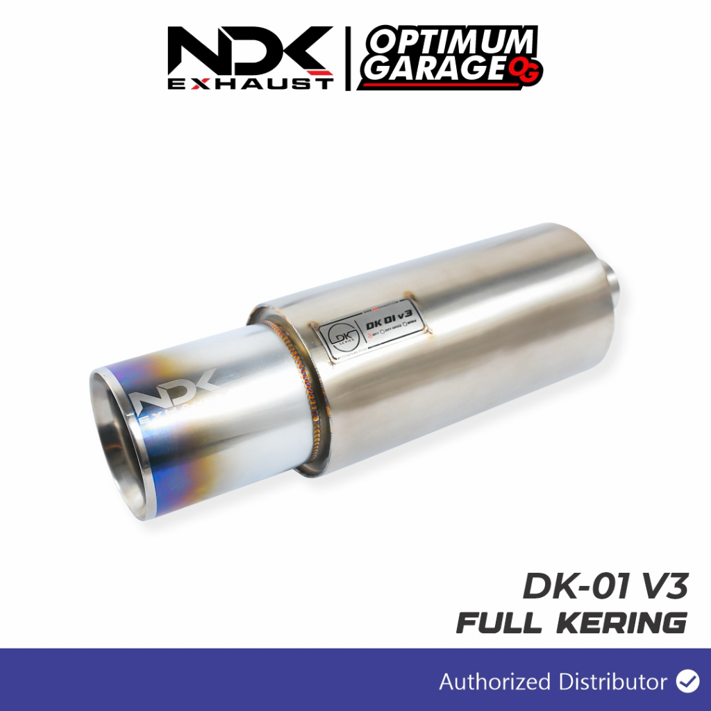 NEW PRODUK MUFLER NDK EXHAUST DK-01V3 SILINCER KENALPOT MOBIL RACING KENALPOT RACING MOBILKNALPOT MO