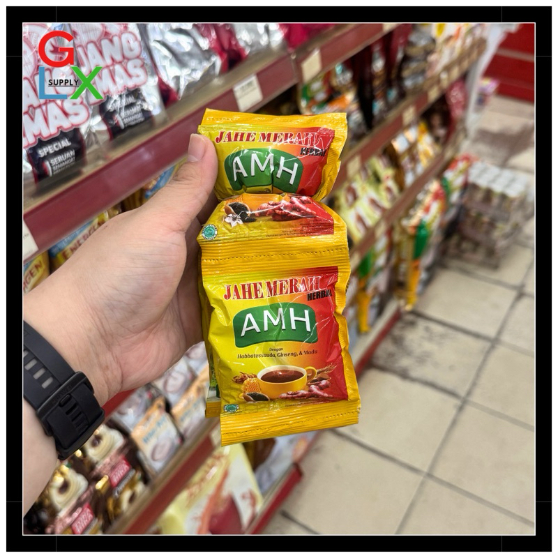 

GLX SUPPLY | JAHE MERAH AMH MINUMAN SERBUK HERBAL HABATUSAUDA GINSENG DAN MADU isi 10 sachet