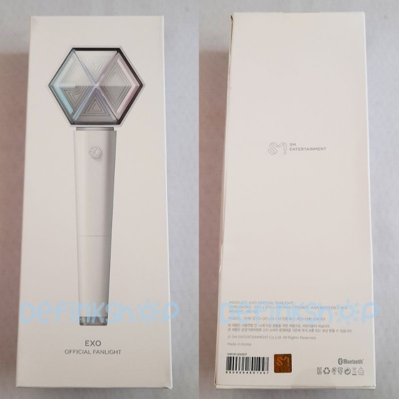 [READY STOCK] Official Lightstick EXO ver 3 Sealed + PC LS Eribong v3 Fanlight Fan Light Stick Eri B