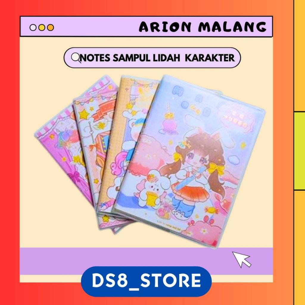 

NOTES SAMPUL LIDAH 82x111mm KARAKTER MIX