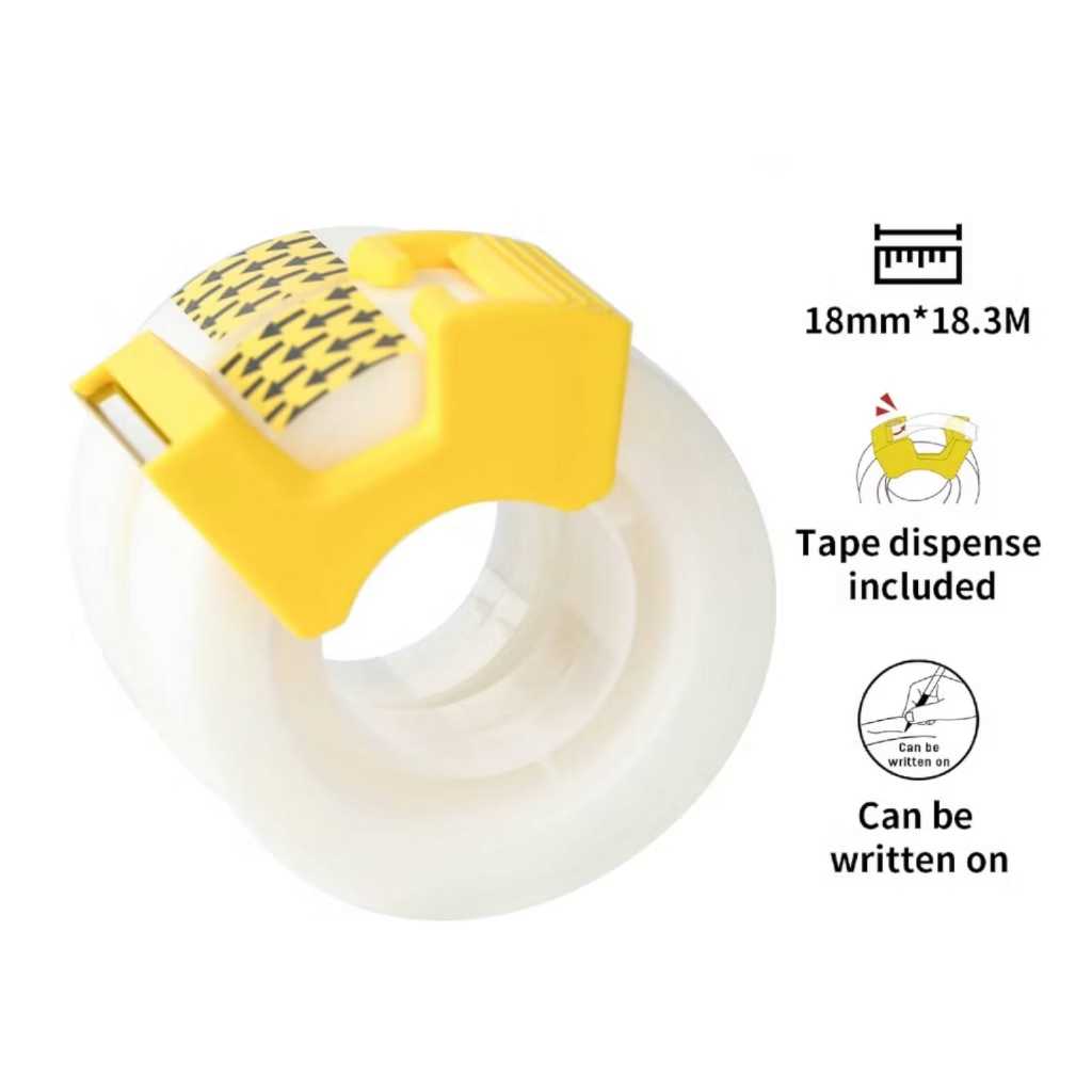 

DELI - EA30611 Selotip transparan / Ukuran 18mm * 20y * 50um putih