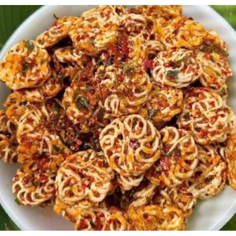 

1kg seblak kering kerupuk pedo pedas daun jeruk