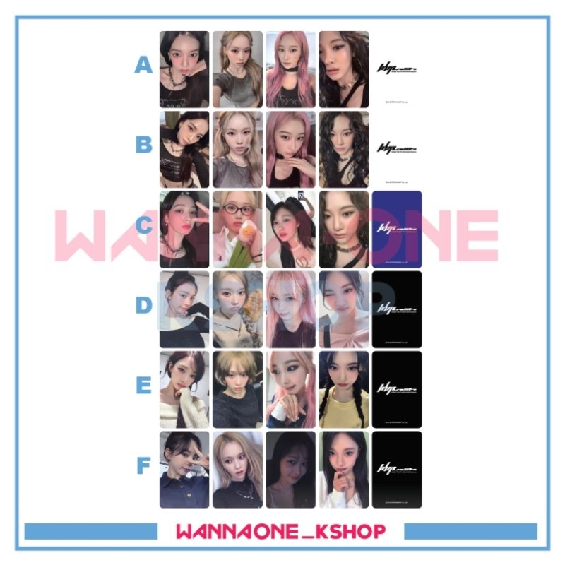 photocard aespa POB Whiplash album