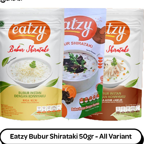

Eatzy Bubur Shirataki Bubur Instan Dengan Konnyaku
