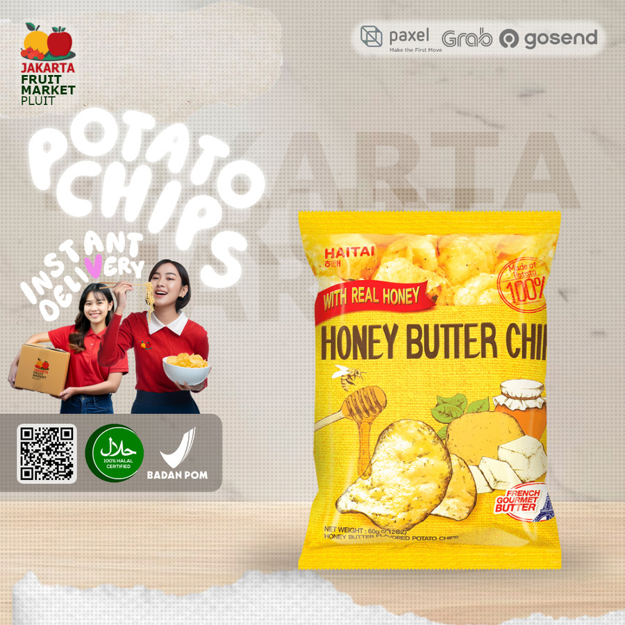 

HAITAI HONEY BUTTER CHIPS kripik keripik kentang madu