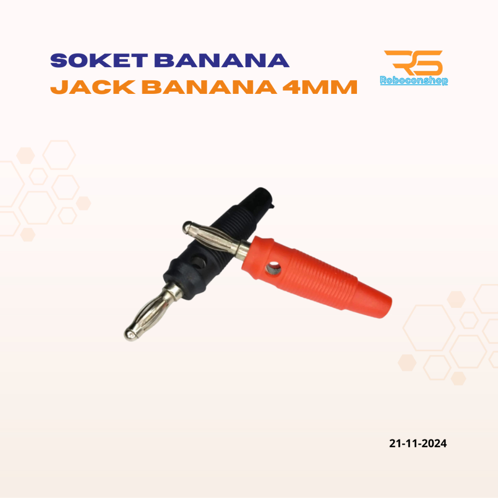 Soket Banana Jack banana panjang 4mm