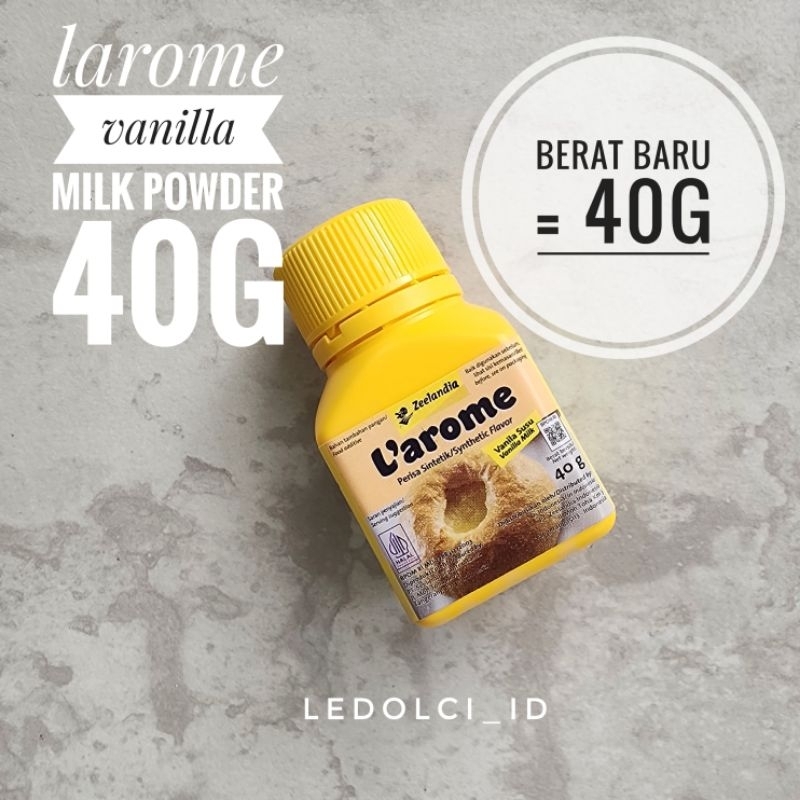 

LAROME VANILLA SUSU 40 GRAM | LAROME VANILLA MILK 40 GRAM