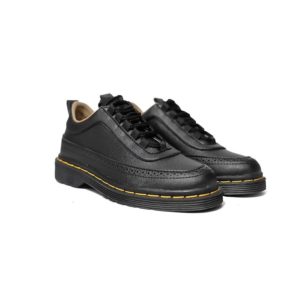 BRYGAN SHOES - SNEAKERS BROGUE BLACK