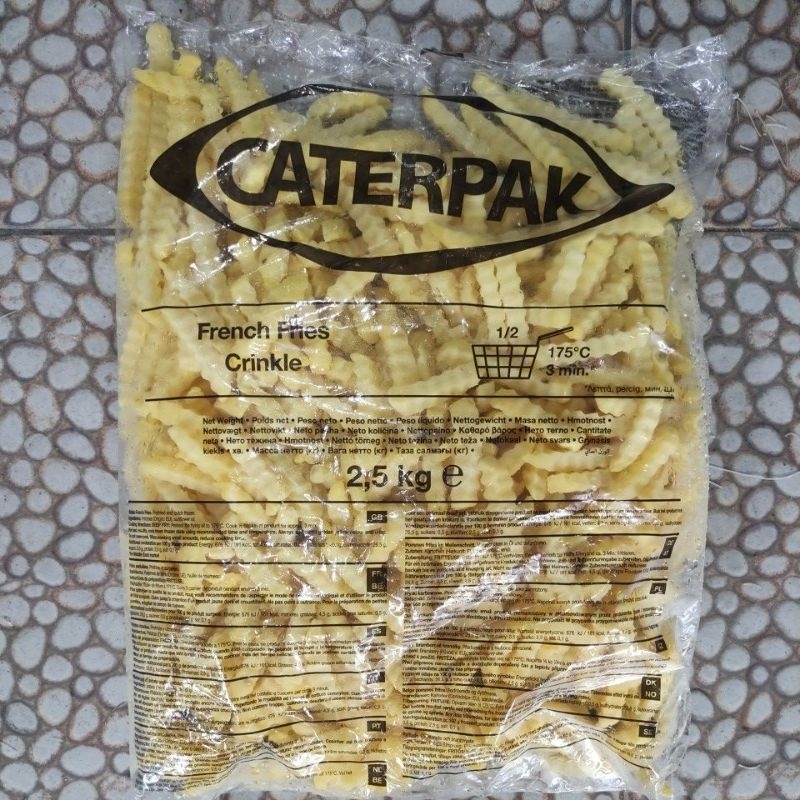 

MC CAIN KENTANG CRINKLE CUT/ FROZEN FRENCH FRIES CRINCLE 2.5KG
