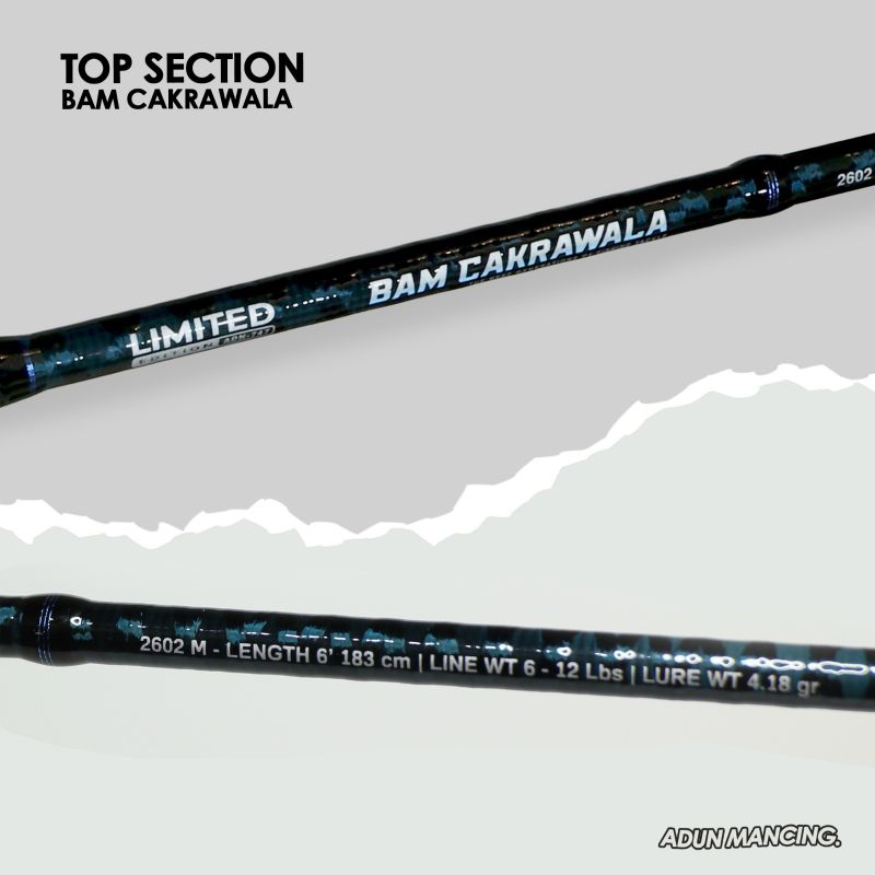 Top Section Bam Cakrawala / Ujung joran