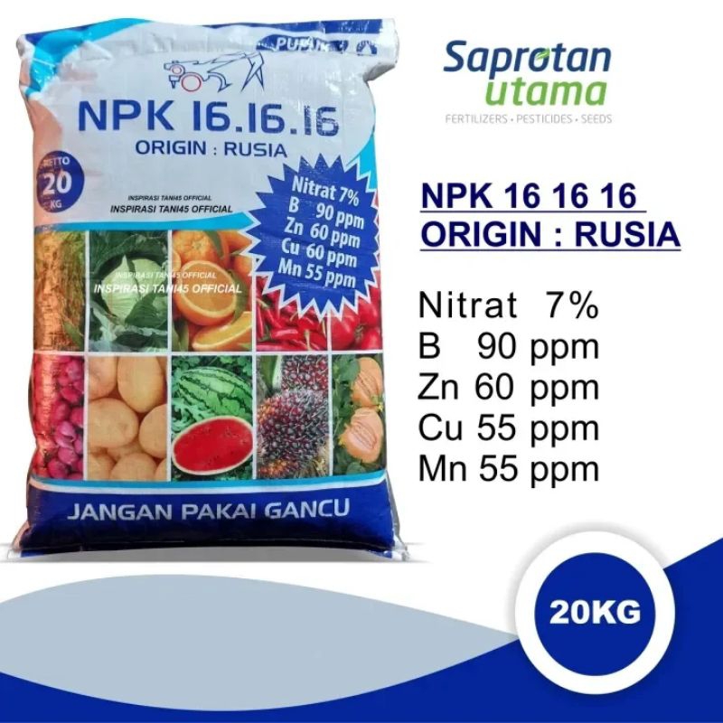 NPK Pak Tani 20 Kg Original