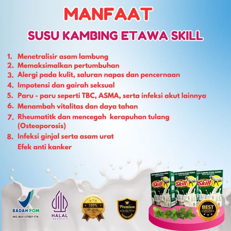 

Halal Skill Susu Kambing Etawa