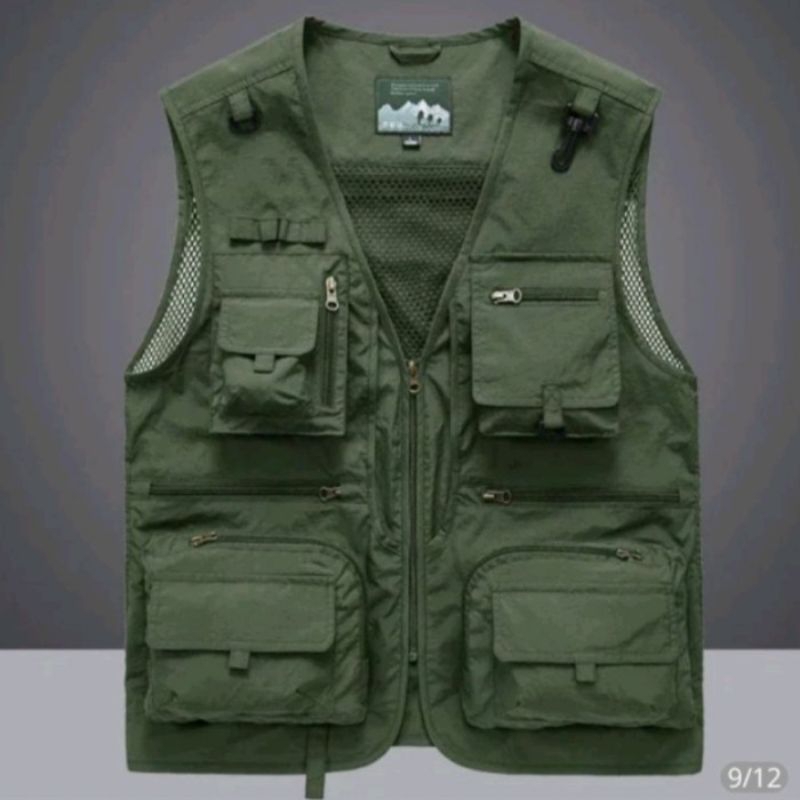 Rompi Tactical Kitanica Rompi Original Rompi Outdoor Rompi Lapangan Trandy Rompi Laki-Laki