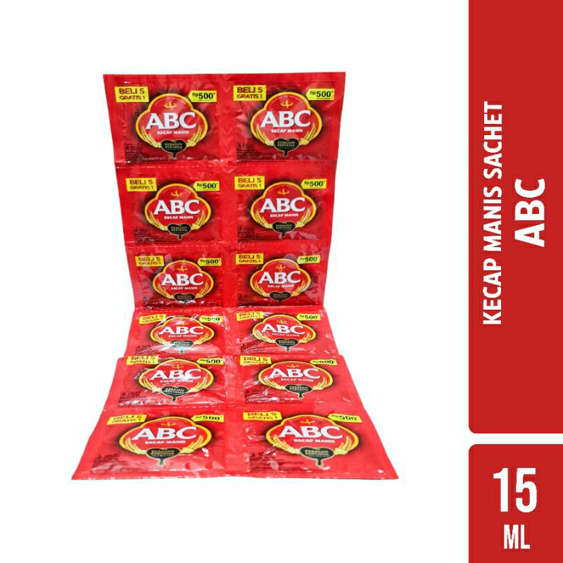 

kecap manis abc 15ml renceng 12 pcs