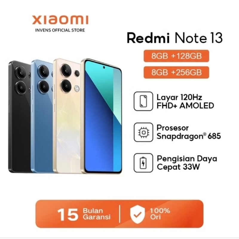 Dijual - Xiaomi Redmi Note 13 4G 8/128GB