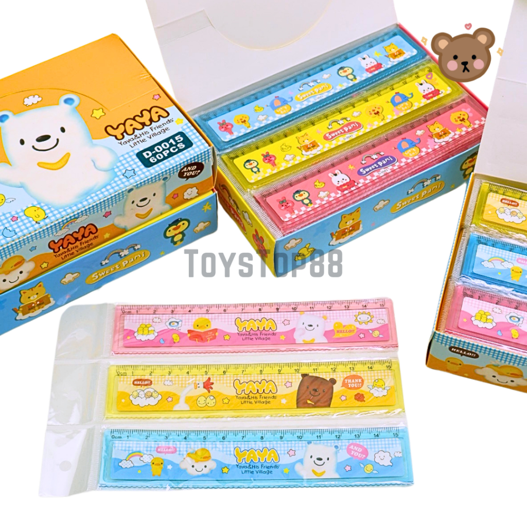 

Penggaris Fancy 15 cm / Garisan Plastik Kecil Karakter [PER PCS]