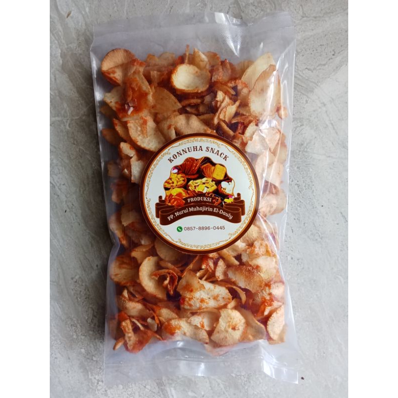 

Keripik Singkong Pedas Manis 1 kg