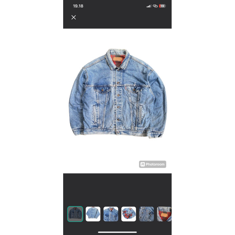 vintage levis trucker denim jacket