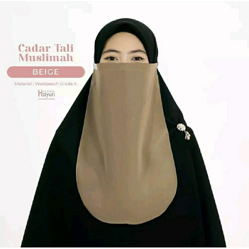 butik hijau CADAR NIKAB TALI CEY CRINKLE AIRFLOW PREMIUM QUALITY