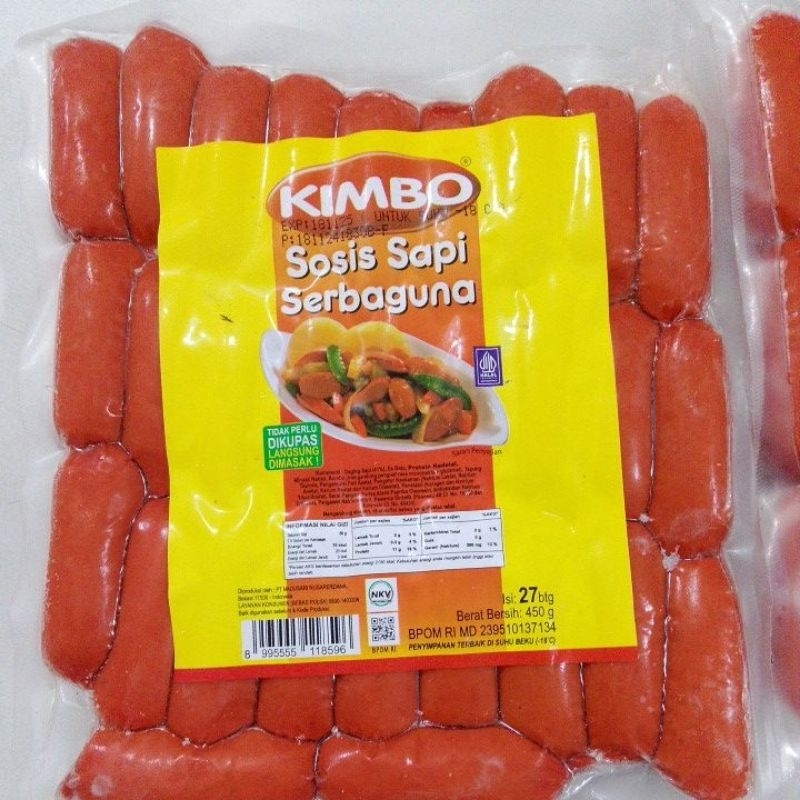 

SOSIS SAPI KIMBO MERAH SERBAGUNA ISI 27 PCS