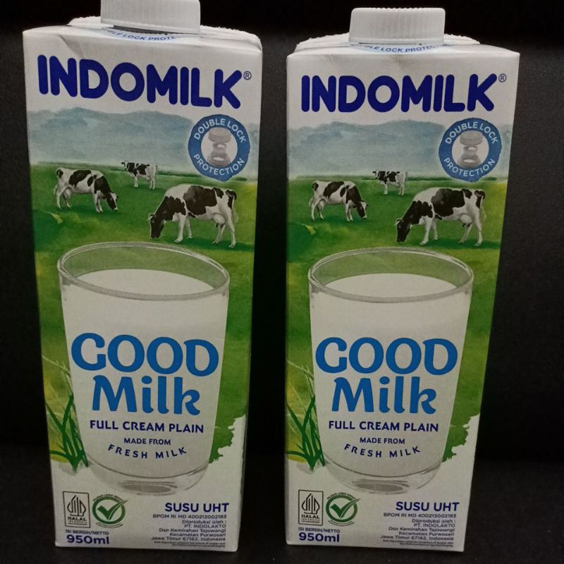 

Susu Indomilk GOODMILK PLAIN 950 ML