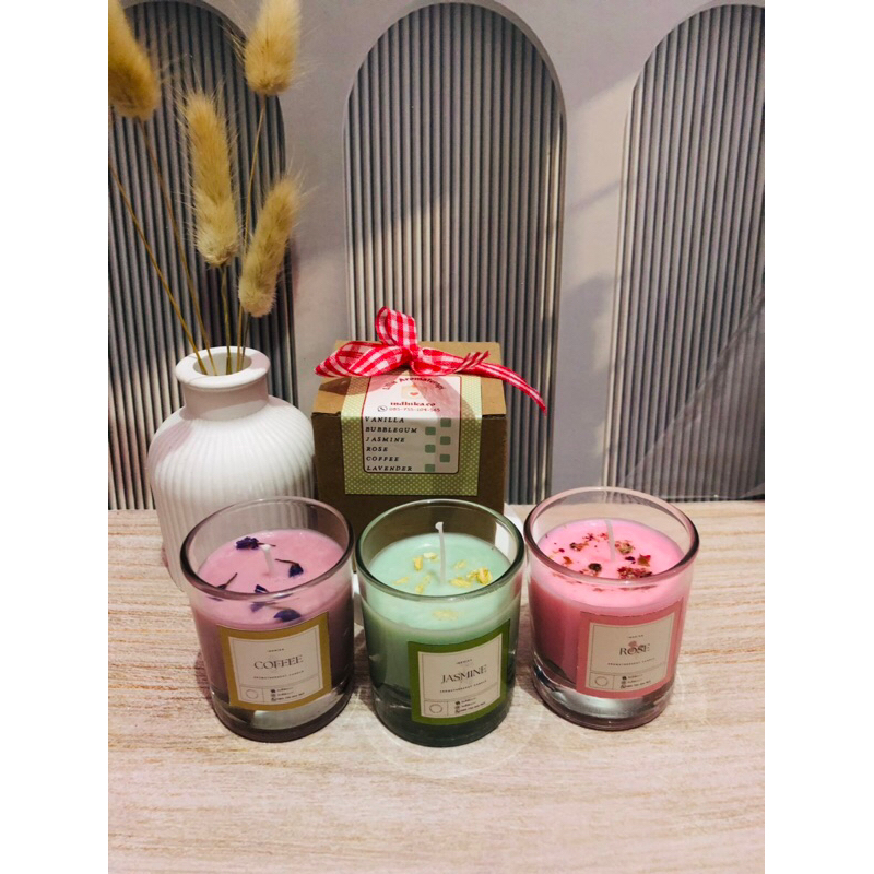 [Box] Lilin Aromaterapi Gelas Premium