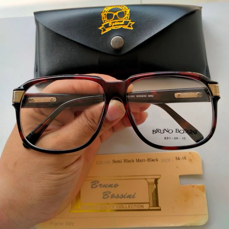 Vintage frame 70s Brand: BRUNO BOSSINI Size: 56-16 Original made in Italy