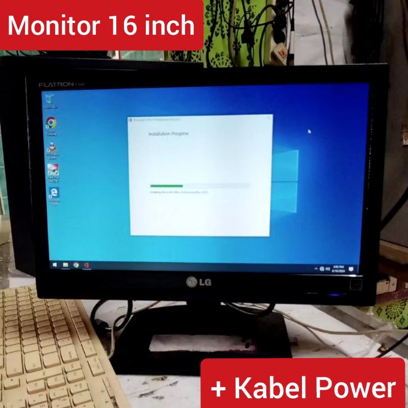 LCD Monitor 16 Inch - Monitor Komputer 16 inch Merk Campur