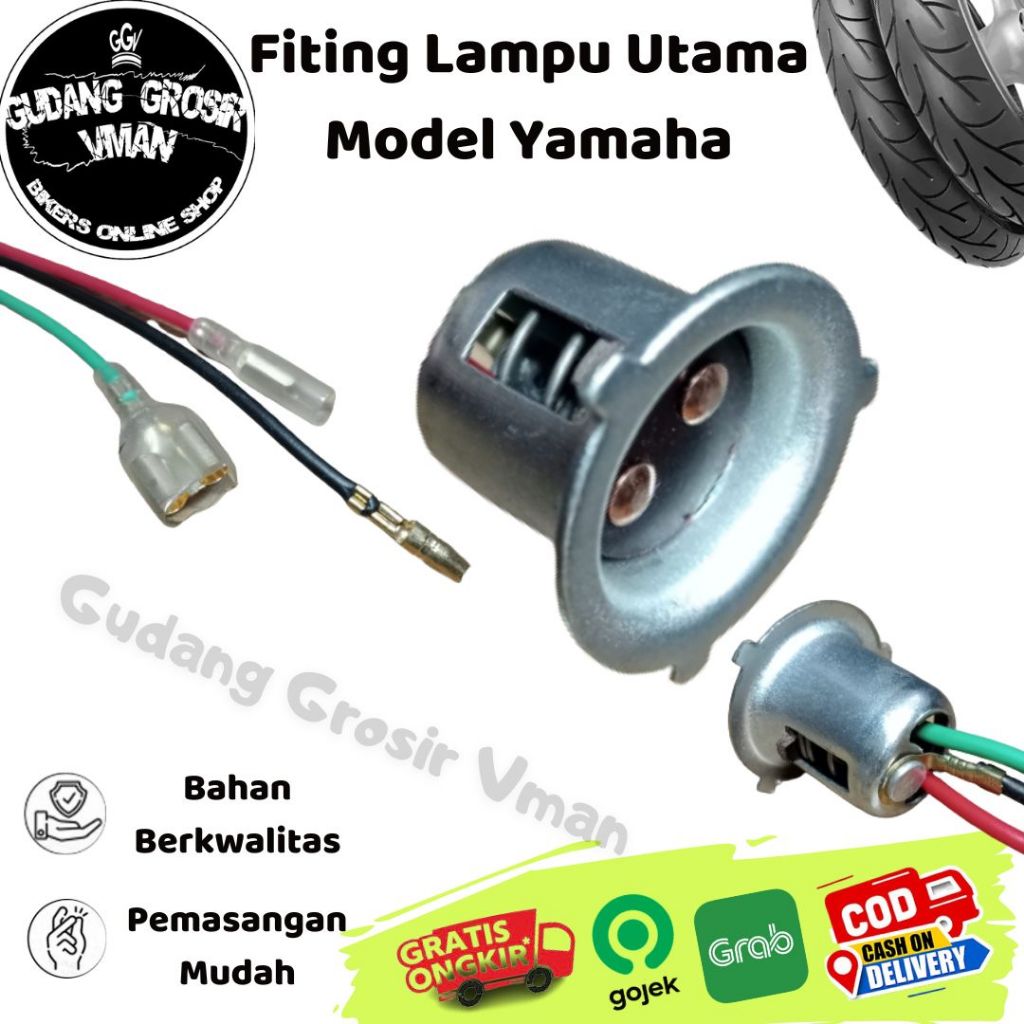 Rumah / Soket lampu Utamah H6 Motor