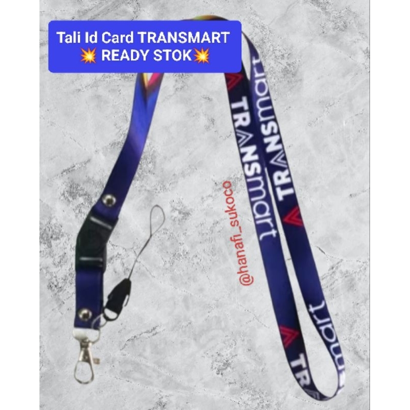 

TRANSMART Tali id card Transmart [READY STOK] lanyard Printing satuan