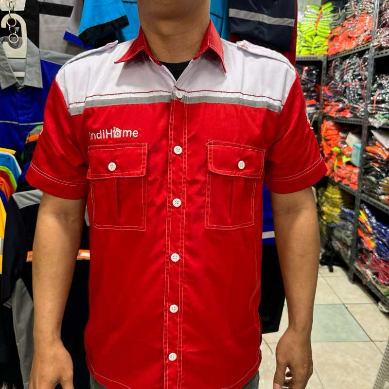 Seragam INDIHOME - BAJU INDIHOME - KEMEJA KERJA INDIHOME