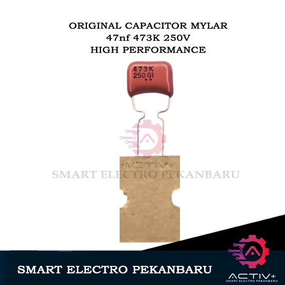 ORIGINAL MYLAR 473K 250V 47nF CAPACITOR KAPASITOR MILAR 473 250VOLT 47 nF CAPASITOR 473J K