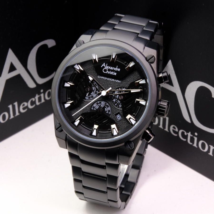 ORIGINAL Jam Tangan Pria Alexandre Christie AC 6661 AC6661 / AC 6658 / AC 8697 Garansi 1 Tahun - Sta